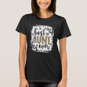 Beste tante op het vrouwendag decor op 3 jaar t-shirt
