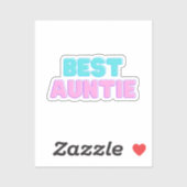 Beste Tante Sticker (Vel)