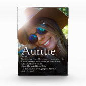 Beste tante ter wereld definitie voor moderne were fotoblokken (Voorkant)