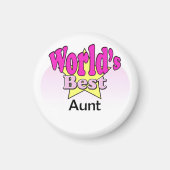 Beste tante ter wereld magneet (Voorkant)