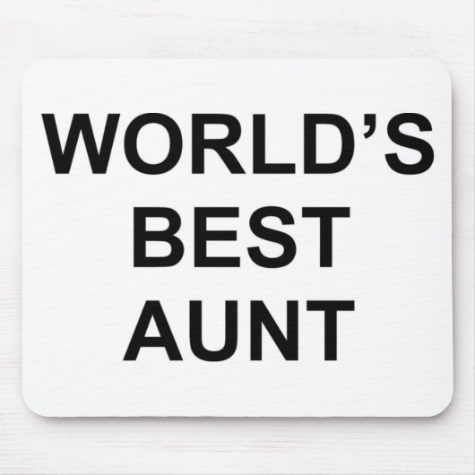 Beste tante ter wereld muismat (Voorkant)
