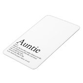 Beste tante ter wereld, tante definitie modern leu magneet (Linkerzijde)