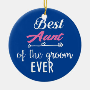 Beste tante van de Groom ooit Keramisch Ornament