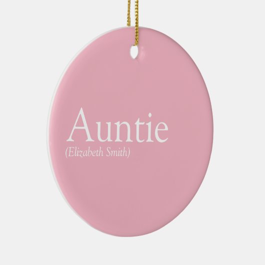 Beste tante van de wereld, tante Definition meisje Keramisch Ornament (Rechts)