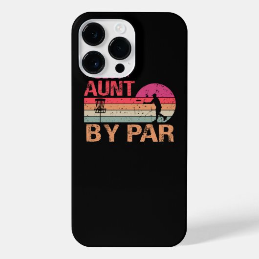beste tante van Par Disk Golf T-Shirt iPhone Hoesje (Achterkant)