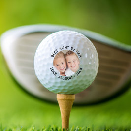 Beste Tante van Par Foto Golfballen