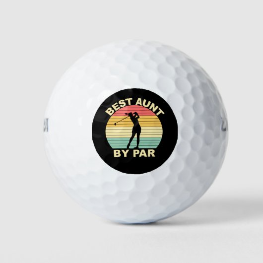 Beste tante van pas - Golfing Golfballen (Voorkant)