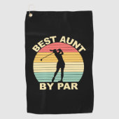 Beste tante van pas - Golfing Golfhanddoek (Voorkant)