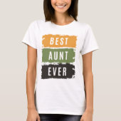 Beste tante van vrouwen | Auntie T-shirt (Voorkant)