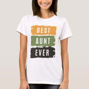 Beste tante van vrouwen Auntie T-shirt