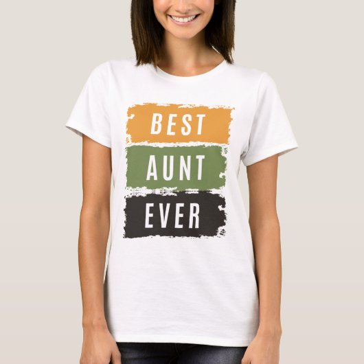 Beste tante van vrouwen | Auntie T-shirt (Voorkant)