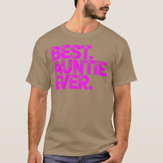 Beste tante verfijnd ie ooit retro t-shirt