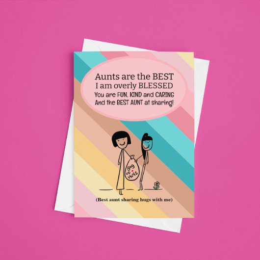 Beste Tante Verjaardag Kaart