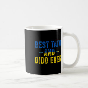 Beste Tato en Dido ooit Oekraïense vlag Vader Papa Koffiemok