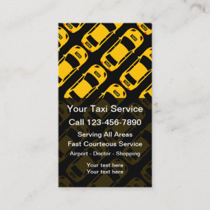 Beste Taxi Service Modern Visitekaartjes