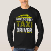 Beste taxichauffeur ter wereld t-shirt (Voorkant)