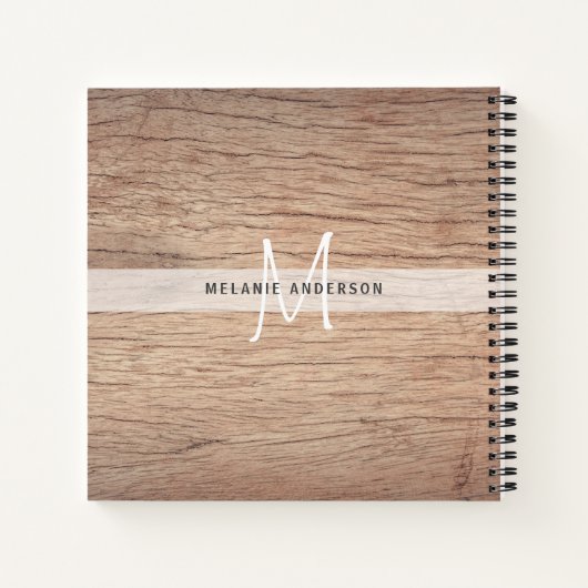 BESTE TEACHER OOIT Monogram Journal Dank je Notitieboek (Achterkant)