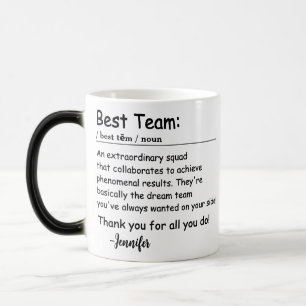Beste Team Definition werknemer waardering Custom Magische Mok