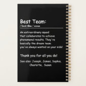 Beste Team Definition werknemer waardering Custom Planner (Achterkant)