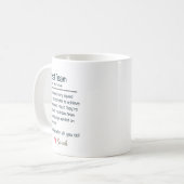 Beste Team Gepersonaliseerde Waardering Koffiemok (Voorkant links)