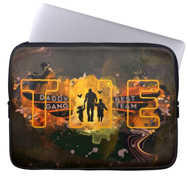 Beste team laptop sleeve (Voorkant)