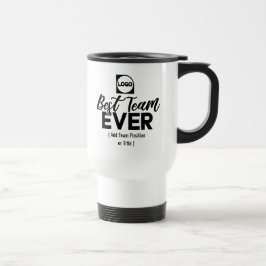 Beste team ooit | Aangepaste naam en Logo Reisbeker