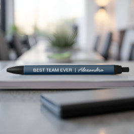Beste Team Ooit Aangepaste Personeelwaardering Nav Zwarte Inkt Pen