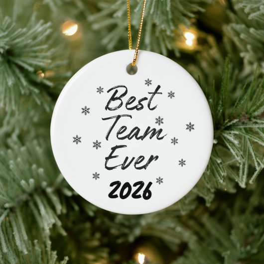 Beste team ooit collega keramisch ornament (Boom)
