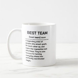 Beste Team Ooit Leuke Moderne Team Erkenning Koffiemok
