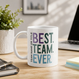 Beste Team Ooit Leuke Moderne Team Erkenning Koffiemok