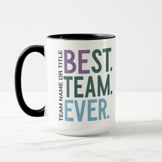 Beste Team Ooit | Leuke Moderne Team Erkenning Mok (Links)
