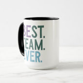 Beste Team Ooit | Leuke Moderne Team Erkenning Mok (Voorkant links)