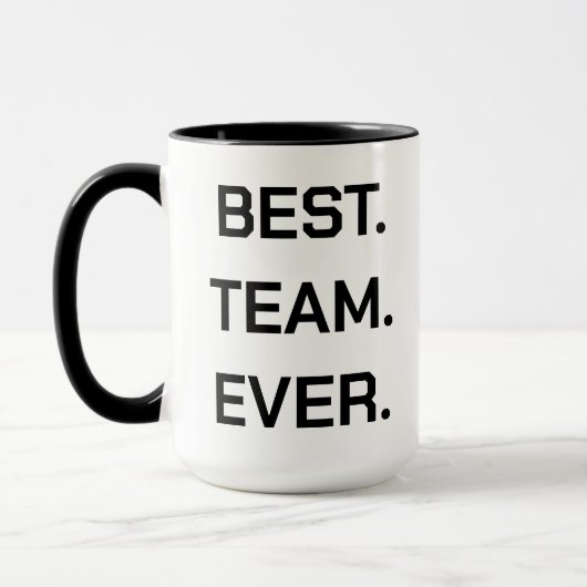 Beste Team Ooit | Leuke Moderne Team Waardering Mok (Links)