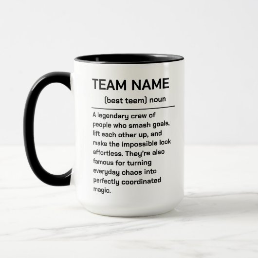 Beste Team Ooit | Leuke Moderne Team Waardering Mok (Links)