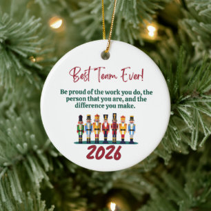 Beste Team Ooit Notenkraker Collega Keramisch Ornament