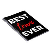 Beste team ooit notitieboek (Rechterzijde)