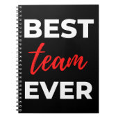 Beste team ooit notitieboek (Voorkant)