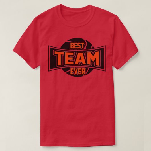 Beste team ooit t-shirt (Design voorkant)
