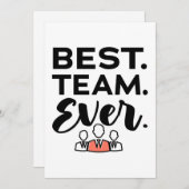 Beste team ooit, teamcadeaus voor medewerkers (Voorkant / Achterkant)