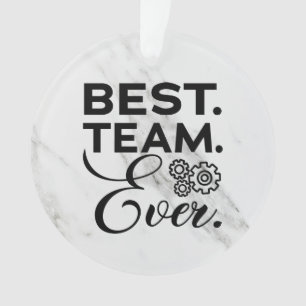 Beste team ooit, waarderingsgeschenken voor werkne ornament