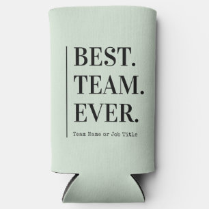Beste Team Ooit Werknemer Waarderingsgeschenk Seltzer Blikjeskoeler