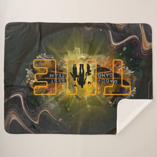 Beste team sherpa deken (Voorkant (horizontaal))