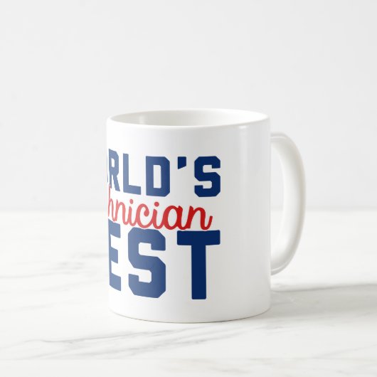 Beste technicus ter wereld koffiemok (Voorkant rechts)