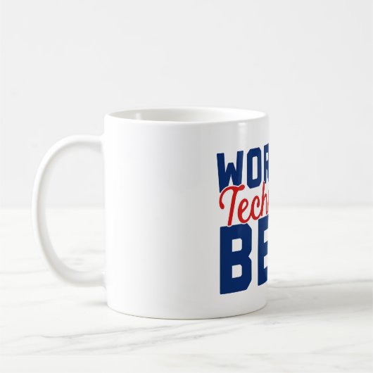 Beste technicus ter wereld koffiemok (Links)