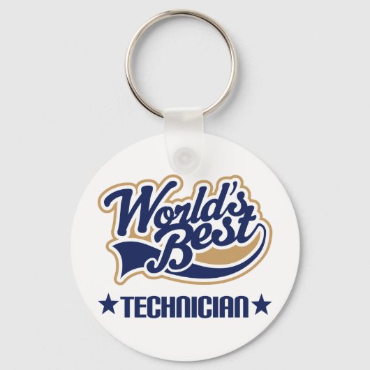 Beste technicus ter wereld sleutelhanger (Voorkant)