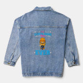 Beste technische lade moeder ooit grappig architec denim jacket (Achterkant)