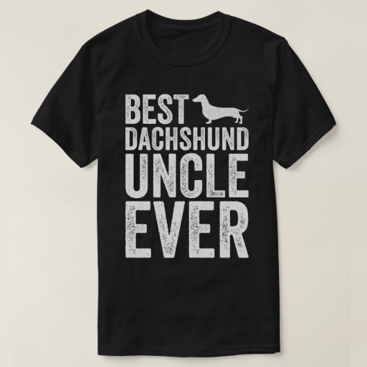 Beste teckel oom ooit t-shirt (Design voorkant)