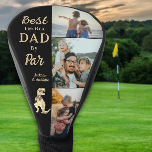 Beste Tee Rex Papa Door Par 3 Foto Collage Golfheadcover