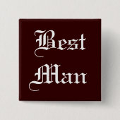 Beste tekst vierkante button 5,1 cm (Voorkant)