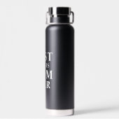 Beste tennis mam ooit waterfles (Achterkant)